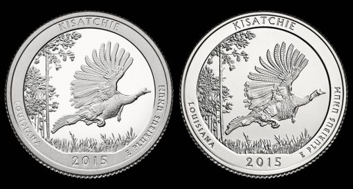 2015 Proof and Uncirculated Kisatchie National Forest Quarters
