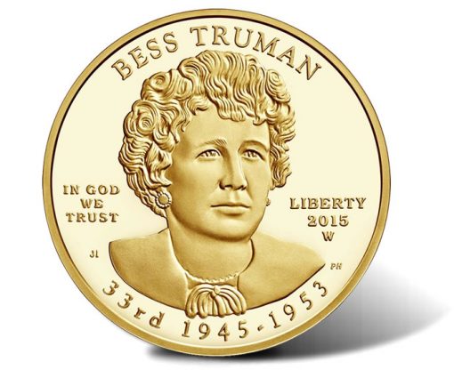 2015-W $10 Proof Bess Truman First Spouse Gold Coin - Obverse