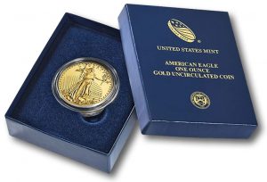 2015-W Uncirculated American Gold Eagle and Case