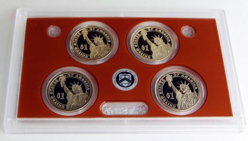 Presidential $1 Coins (Reverses) in 2015 Proof Set