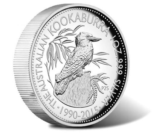 2015 $1 Australian Kangaroo High Relief Silver Coin