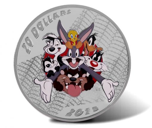 2015 $20 Merrie Melodies Silver Coin