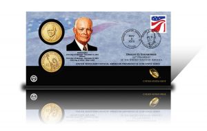 2015 Dwight D. Eisenhower $1 Coin Cover