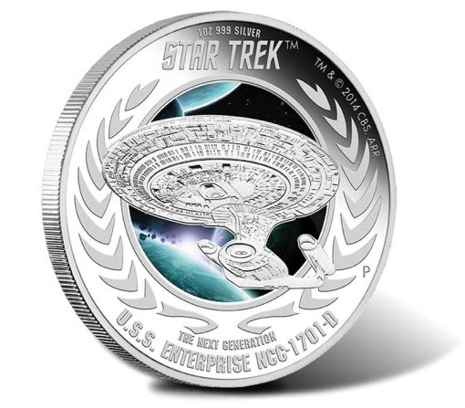 2015 U.S.S. Enterprise Silver Coin