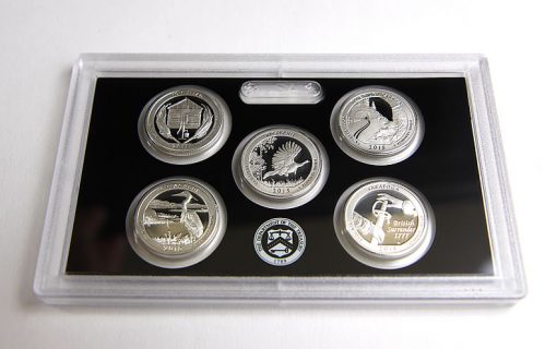 Quarters, Reverses, in 2015 Silver Proof Set