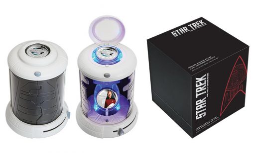 Transporter-themed packaging for 2015 Star Trek Next Generation Coin Set