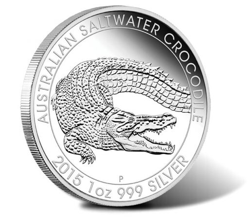 2015 $1 Australian Saltwater Crocodile 1 oz Silver Proof Coin