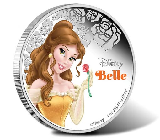 2015 $1 Disney Belle Silver Coin