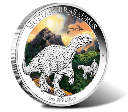 2015 $1 Muttaburrasaurus 1 oz Silver Proof Coin