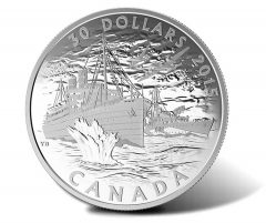 2015 $30 Canadian Silver Coin Depicts Battle of the Atlantic