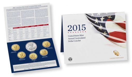 2015 Annual Uncirculated Dollar Coin Set