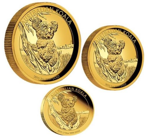 2015 Australian Koala Gold Proof Coins
