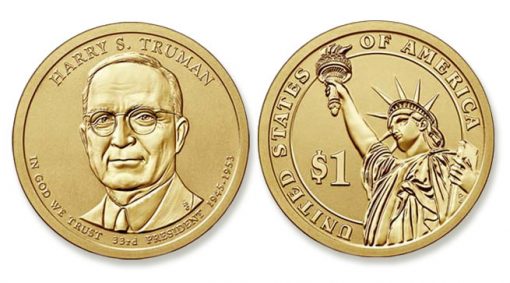 2015-P Reverse Proof Harry S. Truman Presidential $1 Coin