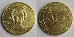 2015-W $10 Uncirculated Jacqueline Kennedy First Spouse Gold Coin Photo