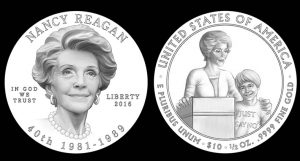 Nancy Reagan First Spouse Gold Coin Designs Nancy Reagan First Spouse Gold Coin Designs