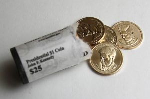Roll of 2015-D John F. Kennedy Presidential $1 Coins