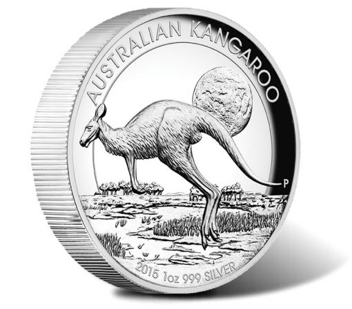 2015 Australian Kangaroo Silver Proof High Relief Coin