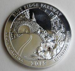 Blue Ridge Parkway 5 Oz Ounce Bullion Coin Sells Out