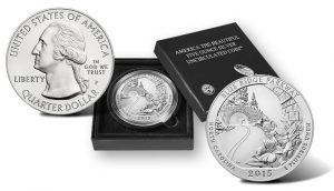 2015 Blue Ridge Parkway 5 Oz Silver Uncirculated Coin