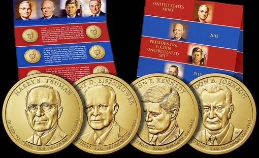 2015 Presidential $1 Coin Uncirculated Set