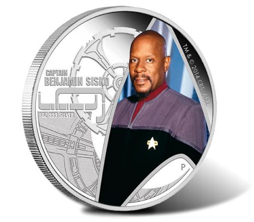 2015 Star Trek Deep Space Nine Captain Benjamin Sisko Silver Proof Coin
