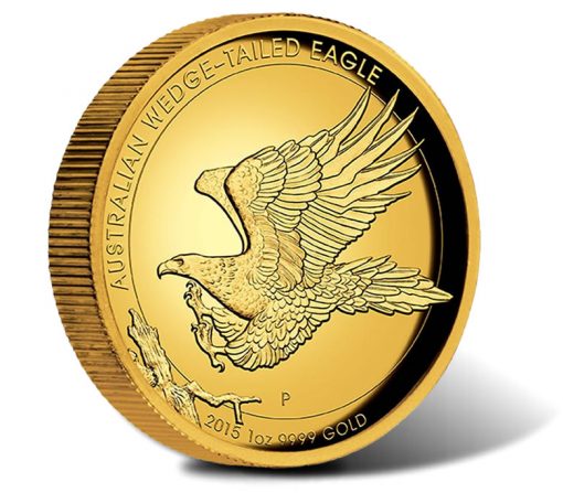 2015 Wedge-Tailed Eagle High Relief Gold Coin