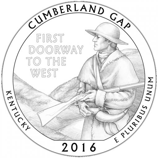 Cumberland Gap National Historical Park Quarter and Coin Design