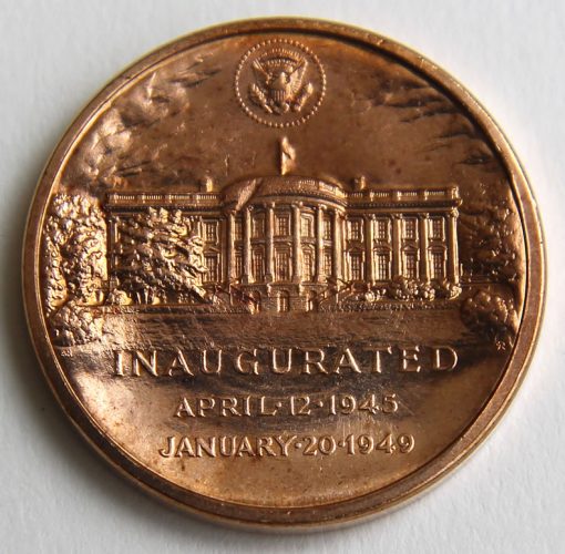 Harry S. Truman Presidential Bronze Medal, Reverse