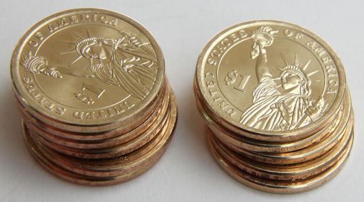 Reverses of Presidential $1 Coins