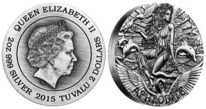 2015 Aphrodite Coin Ends Goddesses of Olympus Series