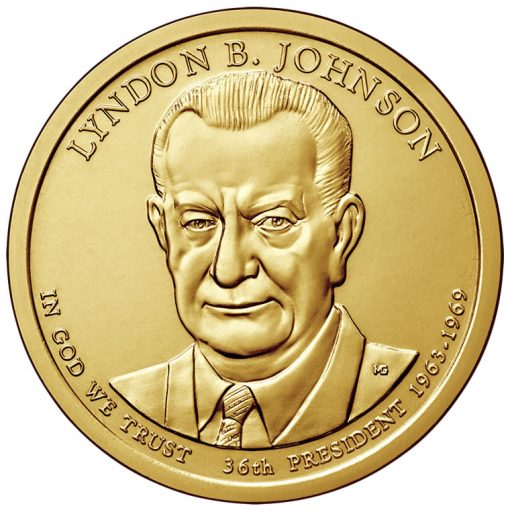 2015 Lyndon B. Johnson Presidential $1 Coin