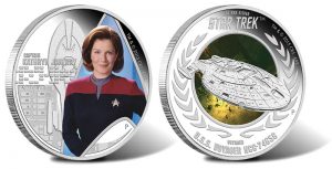 Star Trek's Captain Janeway and Voyager Featured on Coins