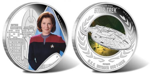 2015 Star Trek Voyager Silver Coins