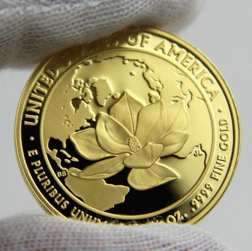 2015-W $10 Proof Jacqueline Kennedy First Spouse Gold Coin, Reverse