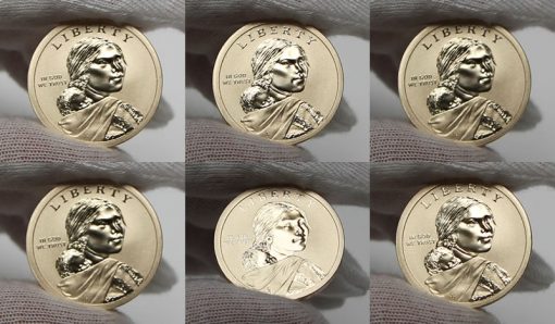 2015-W Enhanced Uncirculated Native American $1 Coin, Obverses