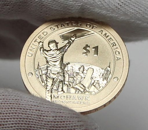 2015-W Enhanced Uncirculated Native American $1 Coin, Reverse-a