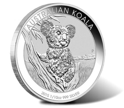 Australian Koala 2015 1/10oz Silver Coin