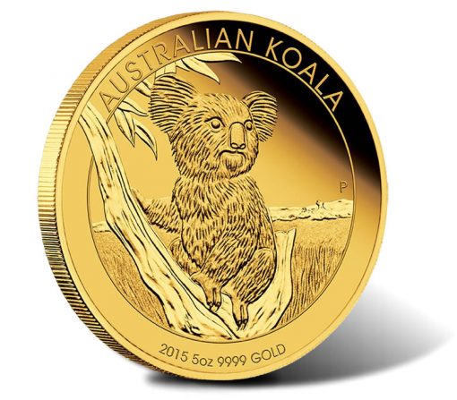 Australian Koala 2015 5oz Gold Proof Coin