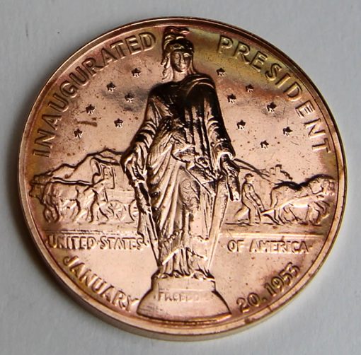 Dwight D Eisenhower Presidential Bronze Medal, Reverse