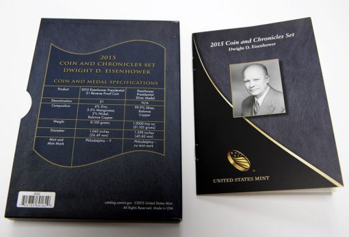 Dwight D. Eisenhower Coin and Chronicles Set Specifications and booklet