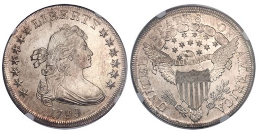 1799 No Berries Silver Dollar