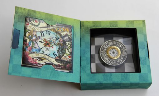 2015 $2 Alice in Wonderland Clock Coin in Shipper