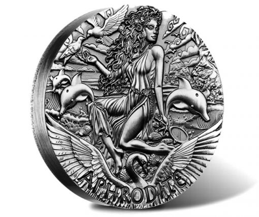 2015 Aphrodite High Relief 2oz Silver Coin