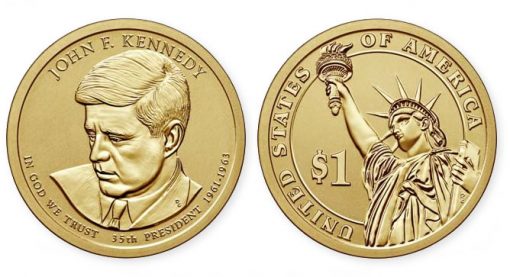 2015-P Reverse Proof John F. Kennedy Presidential $1 Coin