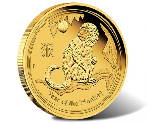 2016 $15 Year of the Monkey Gold Proof Coin