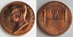 John F. Kennedy Bronze Inaugural Medal