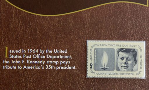 Photo of John F. Kennedy 1964 5-Cent Postage Stamp