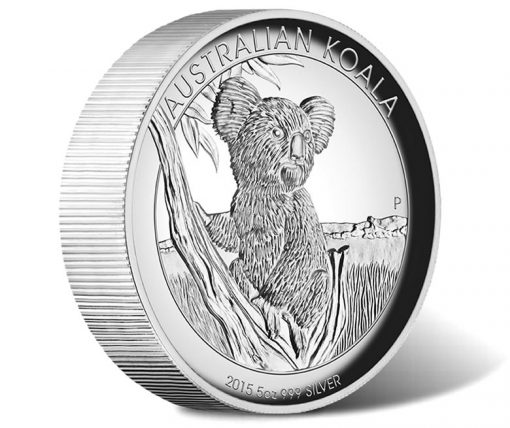 2015 Australian Koala 5 oz High Relief Silver Coin