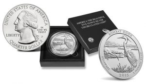 2015 Bombay Hook 5 Oz Silver Uncirculated Coin
