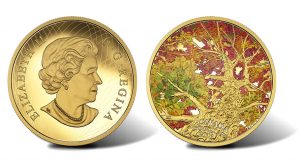 2016 Maple of Canopy Kaleidoscope of Color Gold Coin